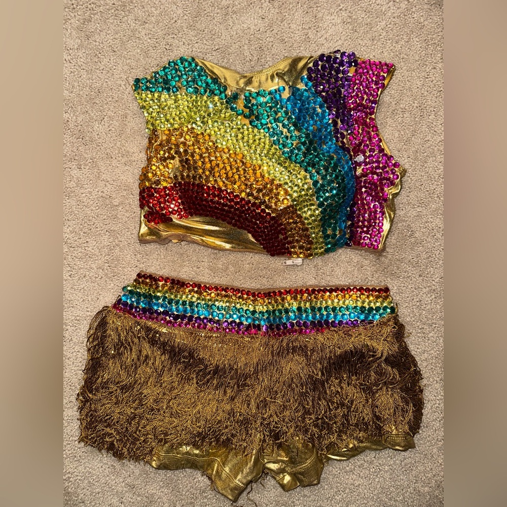 Rainbow Samba Dance Costume / Pride Costume